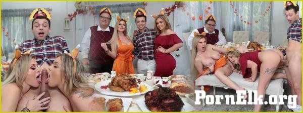 Casca Akashova, Kali Roses - Cuckold Family Thanksgiving [FullHD 1080p]