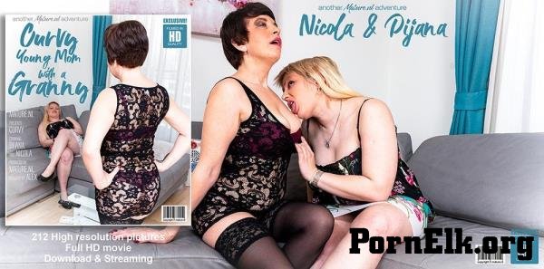 Dijana (27), Nicola S. (42) - Curvy mom Dijana loves fooling around with granny Nicola [FullHD 1080p]