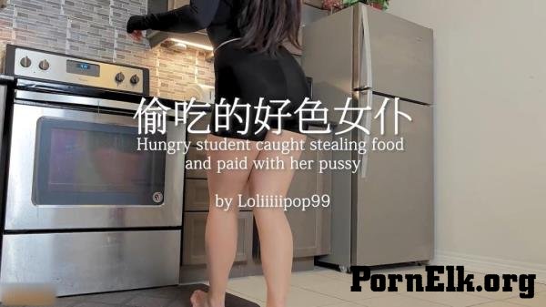 Loliiiiipop99 - Hungry student caught stealing food and paid with her pussy [FullHD 1080p]