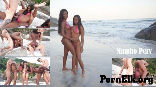 Jasminy Villar, Jenny Pretinha - Daped-In-Public #6 : 2 ebony princesses get fucked at the beach in front of people - DAP, Anal, public sex, nude beach, BBC, Monster Cock - OB326 [FullHD 1080p]