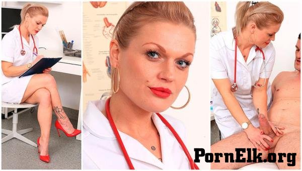 Angella Luxxx - Blonde Euro MILF nurse Melita is extracting semen [HD 720p]