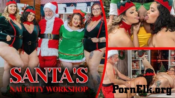 Sara Star, Karla Lane, Rose LaReine, Thicc Asian Kai - Santa's Naughty Workshop [UltraHD 2K 1440p]