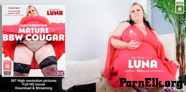 Luna (EU) (39) - BBW Luna is a beautiful big curvy cougar who loves to masturbate when she's alone at home! [FullHD 1080p]