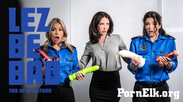 Casey Calvert, Victoria Voxxx, Nicole Aria - Tied Up At Customs [UltraHD 4K 2160p]