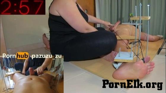  Pazuzu_zu - Amateur Cbt Femdom Handjob - He Has 5 Min To Cum Or Ill Denied His Orgasm [FullHD 1920P] 