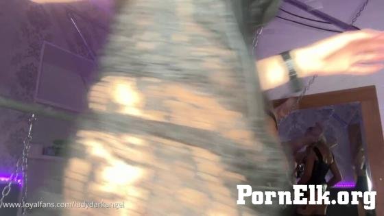 LADYDARKANGEL - A Little Strapon Play With Me And Mistress Ellie And My Slave [FullHD 1920P]