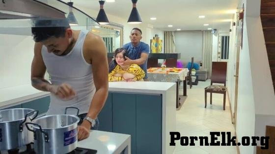  Antonella-Jones - My husband's best friend Rioc visits us and secretly fucks me in the kitchen [FullHD 1080P] 
