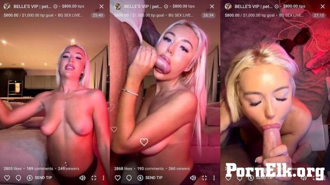 OnlyFans: Belle Olivia (belleolivia3) - Blowjob Livestream Recording [FullHD 888P]