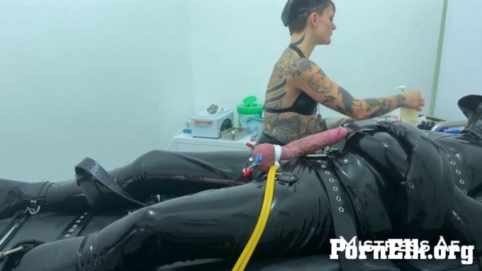 MistressAe - Electro Needles And Sounding - Full Latex CBT Session [FullHD 1920P]