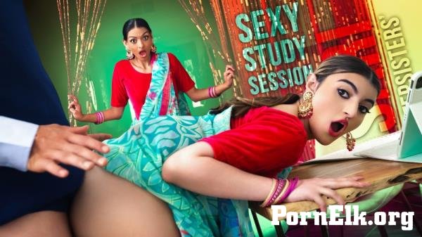 Julia James, Laynee James - Sari Stepsisters' Sexy Study Session [FullHD 1080p]