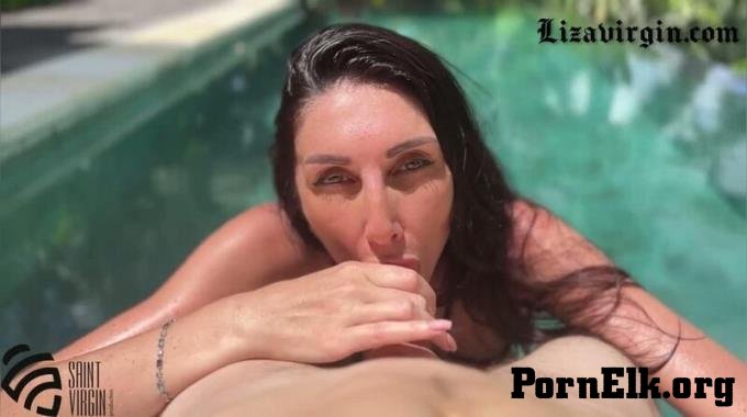 MyDirtyHobby: LizaVirgin - Sex im pool. Komm ins gesicht. POV [HD 720P]