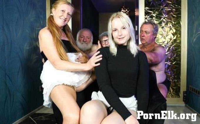 GrandParentsX: Ginger Mi, Candy Pusks - Grandparents Orgy [FullHD 1080P]