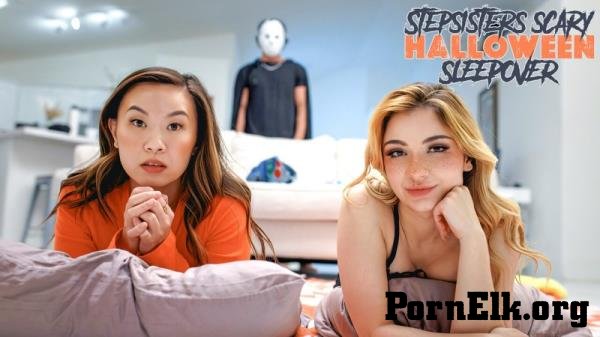 Demi Hawks, Kimmy Kimm - Stepsisters Scary Halloween Sleepover - S30:E6 [UltraHD 4K 2160p]