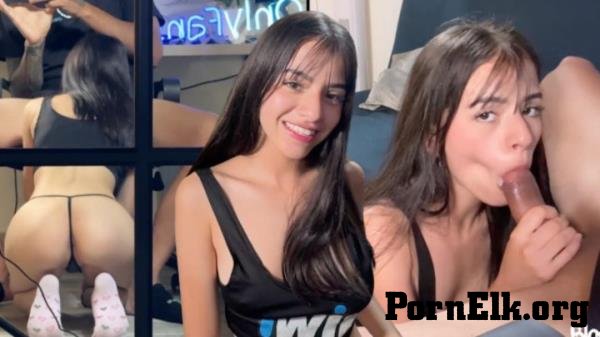 Palebabyy - Skinny 18yo was nervously sucking but ends up making a sextape - Blowjob [FullHD 1080p]