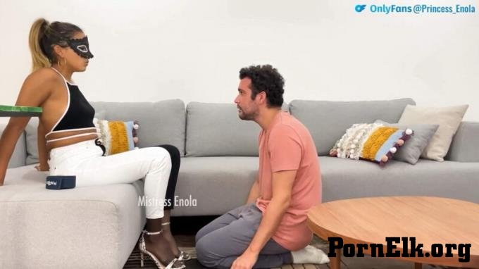 Mistress Enola Fetish: Face Demolition - Mistress Enola- Most Extreme Facebusting, Face Kicking With High Heels And Bare Nylons [FullHD 1080P]