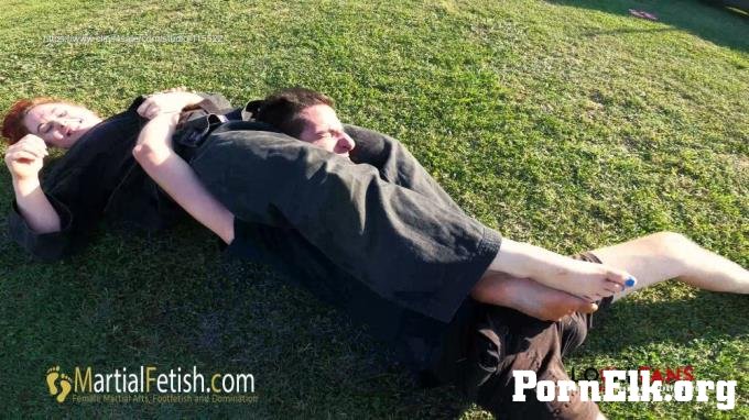 Martial Fetish - Alexis Luna outdoor black gi mixed wrestling domination [4K 2160P]