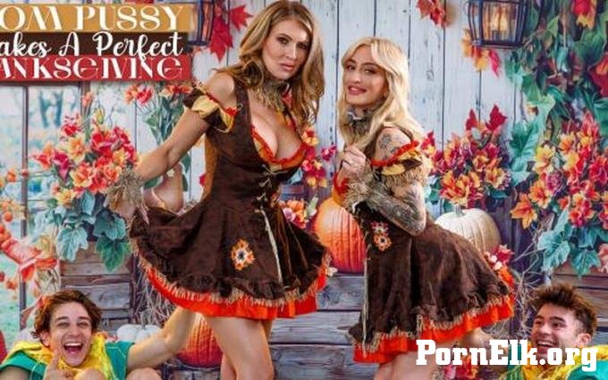 MomSwapped: Gigi Dior, Kathryn Mae - Mom Pussy Makes A Perfect Thanksgiving [FullHD 1080P]