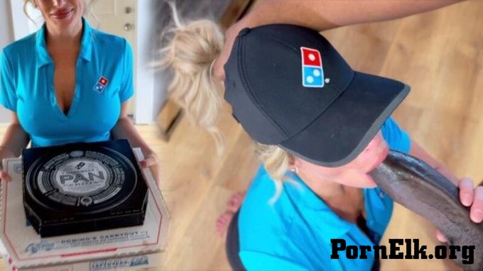 Kenziee Jayy - Pizza Delivery Girl Gets A Big Black Sausage And Her Face Covered In Cum [FullHD 1080P]
