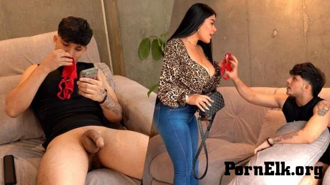 Issane - Stepson is caught stealing his busty stepsister's thongs, and she fulfills his greatest fantasy.  [FullHD 1080]