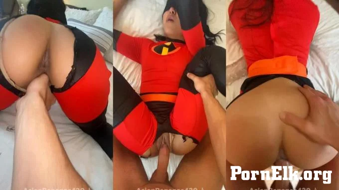 AsianBananas420 - Eighteen Minute PPV With Her Dressed Up In Incredibles Costume. Sex In Diff Positions, Cumshot On Her Ass  [FullHD 1080]