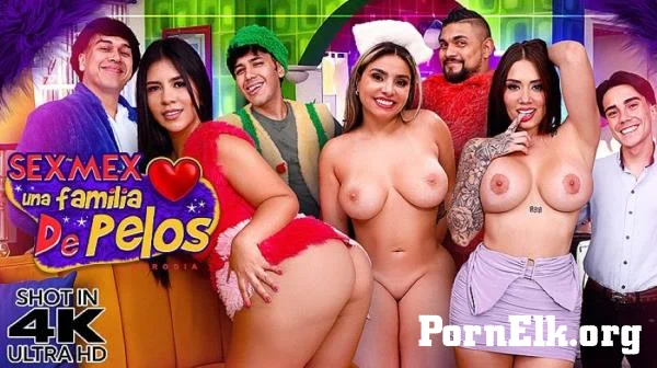 Sara Blonde, Malena, Elizabeth Marquez - The P-Luche Family 2 [2K 1080p]
