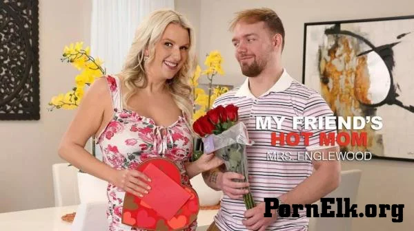 Mrs. Englewood - Sexy MILF Mrs. Englewood gives her son's friend the best Valentine Day fuck ever [FullHD 1080p]