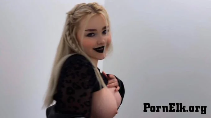 Blondessa - Goth girl teases with her pussy in the entryway! SHE'S ASKING FOR ANAL!  [FullHD 1080]