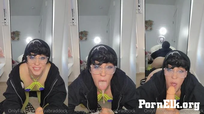 Anya Braddock - Dildo Blowjob  [FullHD 1080]