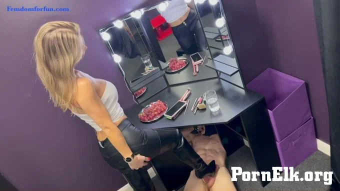 Femdom For Fun - Mistress Vixen - Accidental Cumshot and Post Orgasm Torment  [FullHD 1080]