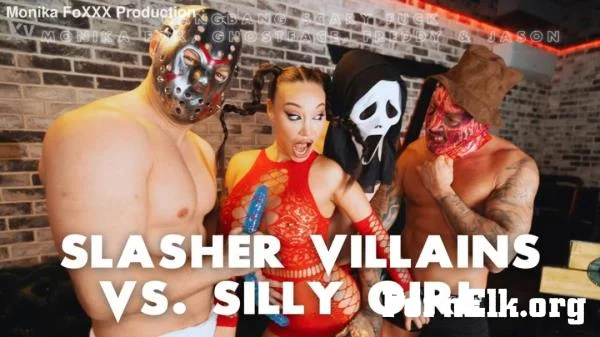 Monika Fox - Slasher Villains vs. Silly Girl Monika Fox Gangbang Scary Rough Fuck With DAP, DP, Anal, Prolapse And Cumshot [2K 1440p]