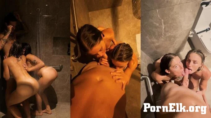 Polly Wigney - Shower Threesome  [FullHD 1080]