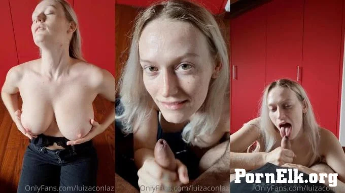 luizaconlaz aka Daphnelu - POV Titfuck Blowjob  [FullHD 1080]