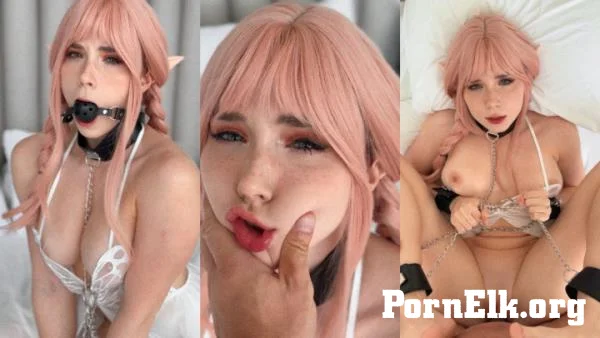 Sweetie Fox - Cute Beauty With Gag In Collar & Handcuffs Rough Sex [UltraHD 4K 2160p]