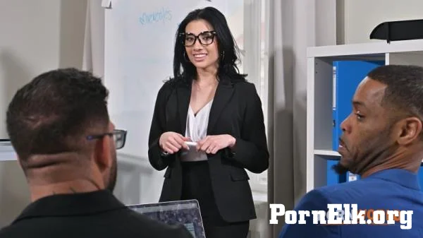 Emily Pink - Insatiable Language Tutor Emily Pink Tempts Mature Students Into DP Threesome - GP3433 [UltraHD 4K 2160p]