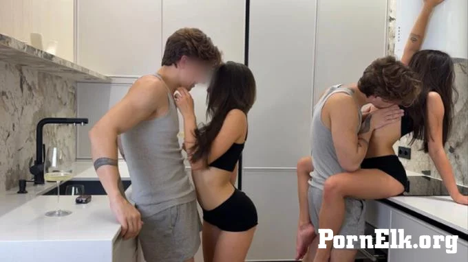 MilaMuse - Wine, passion and sex in the kitchen ended with a mouth full of cum | Amateur from a loving couple  [FullHD 1080]