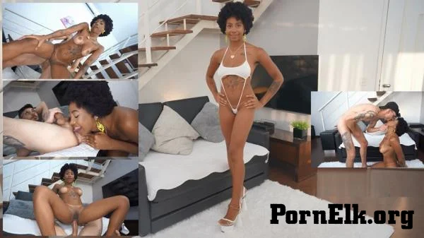 Ana Sasuga - Perfect Breast Ebony, Ana Susage Gets Her Ass & Throat Fucked By White Huge Cock - Anal, 0 Pussy, Deep Throat, Spit, Rim, IR - BW/WM - OB382 [UltraHD 4K 2160p]