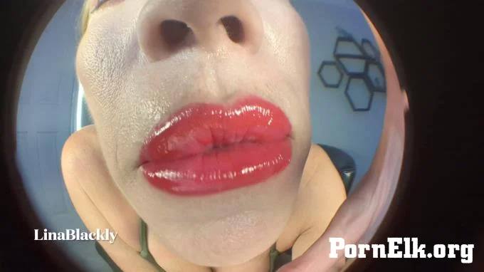 LinaBlackly - Mommy's Fisheye POV Dirty Mouth and Lips  [FullHD 1080]