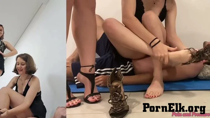 Pain And Pressure - 51 Anya And Beatriz Crushing And Trampling With High Heels Part 2 Of 2  [FullHD 1080]
