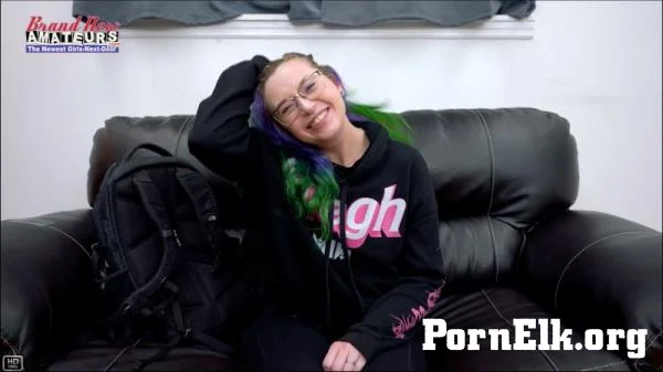 Lucy T - Green & Purple Hair Late 20s Hottie Audition [FullHD 1080p]
