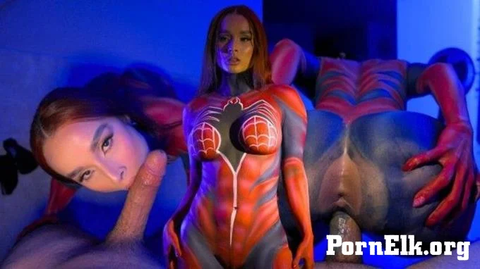 Abella Olsen - Hot SPIDERWOMAN FUCKS her fan and ride him until he CUMS!  [FullHD 1080]