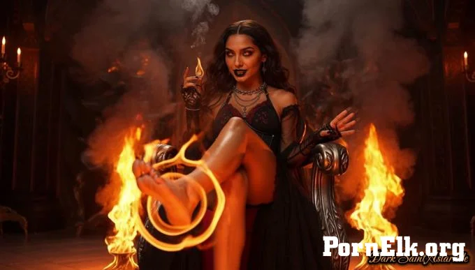 Mistress Misha Goldy - Your Dark Future Unveiled in My Flames  [4K 1440]
