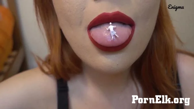 EnigmaMGF - Busty Giantess Mouth Play  [FullHD 1080]