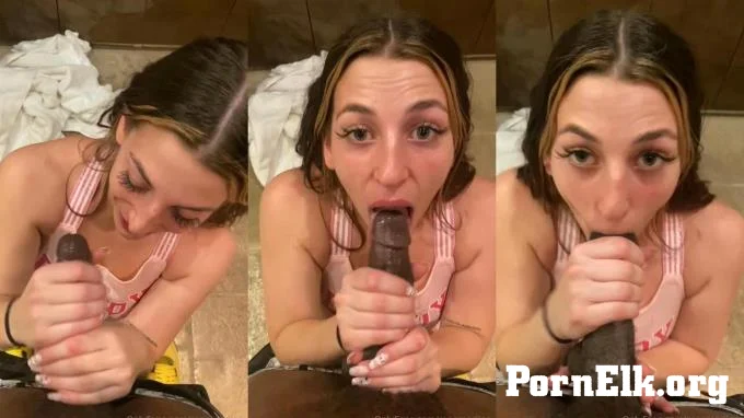 Megan McCarthy (megmariiee) - BBC Blowjob  [HD 720]