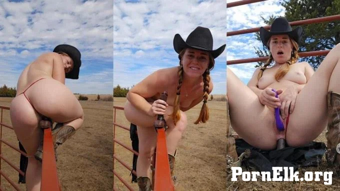 Naughtyredfarmgirl's Wild Ride With Her BBC Monster (Or alternative title) Naughtyredfarmgirl's Amateur Rides The Big Black Beast  [FullHD 1080]