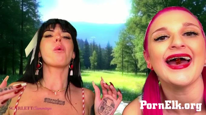 Scarlett Cummings - Giantess Picnic Eating Tiny Men  [FullHD 1080]