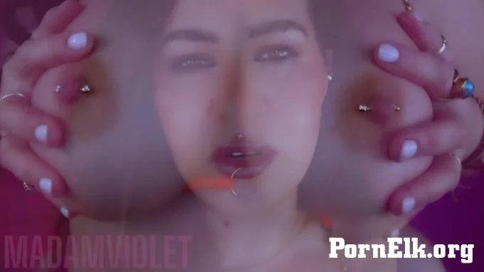 Goddess Madam Violet - Milked By My Breasts  [FullHD 1080]