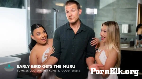 Summer Kline, Summer Col - Early Bird Gets The Nuru [FullHD 1080p]