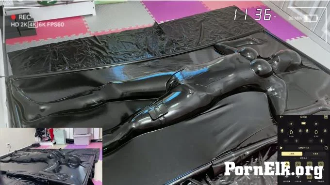 OrangeBoy's Bondage Studio - Latex Vacuum Bed Training  [FullHD 1080]
