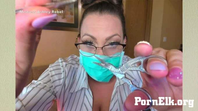Miss Ashley Rebel - Castrated by the HOT Physician  [HD 720]