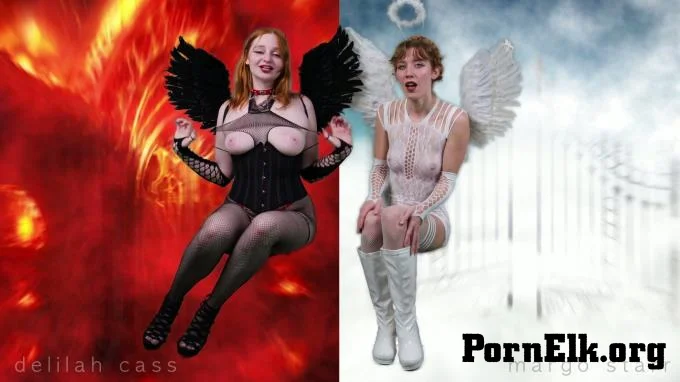 Devil Delilah Cass and Angel Margo Starr - JOI Cum Countdown  [FullHD 1080]